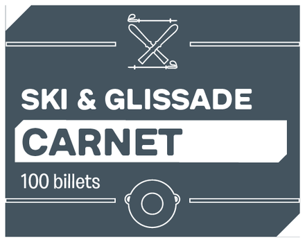 Carnet de billets - Combo 100 billets ski et glissades