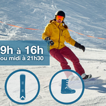 Snowboard set - 13-23 years old 9am to 4pm or 12pm to 9:30