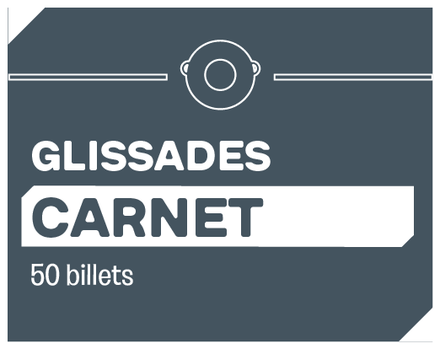 Carnet de billets - 50 billets glissades