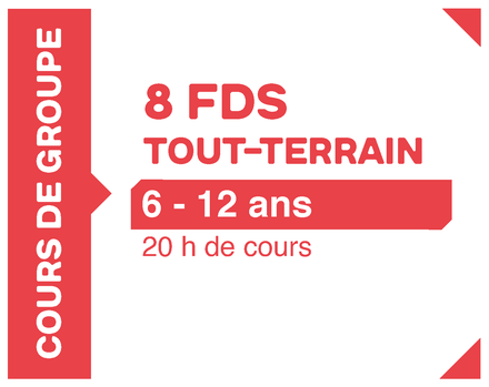 Cours de groupe tout-terrain - Ski, 6-12 ans