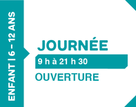 Billet journée Extra 9h-21h30 - 6-12 ans