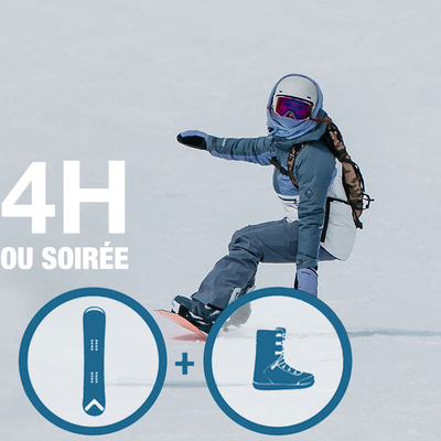 Ensemble de planche à neige- 6-12 ans 4 h ou 16h à 21h30