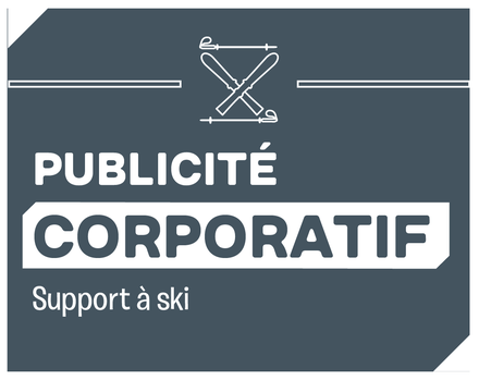 Affichage sur support à ski - Contrat 3 ans