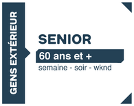 Abonnement Tout Temps 60 ans et + | Gens de l'extérieur