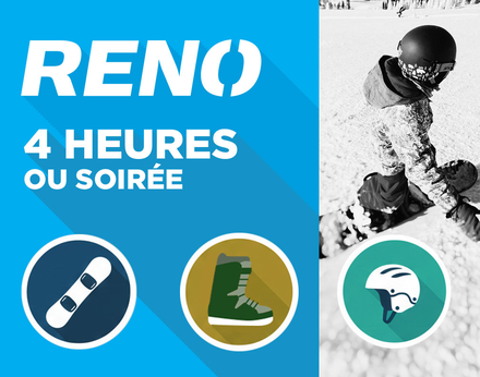 Ensemble de planche à neige - 5 ans et moins 4 h ou 16h à 21h30