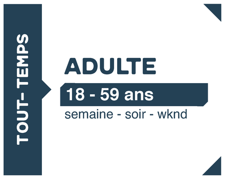 Abonnement Tout Temps 18 Ã 59 ans