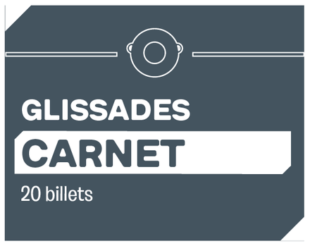 Carnet de billets - 20 billets glissades