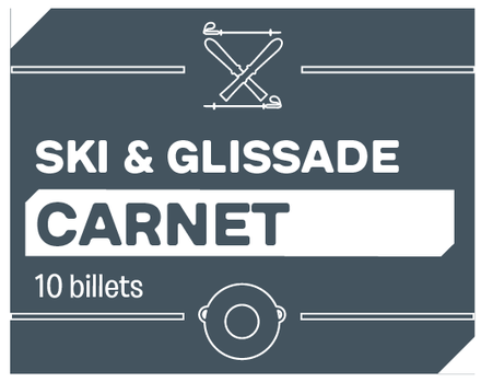 Carnet de billets - Combo 10 billets ski et glissades