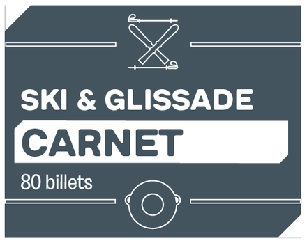 Carnet de billets - Combo 80 billets ski et glissades