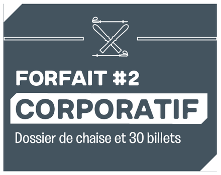 Forfait 2: 30 billets combo ski-glissade et une publicité