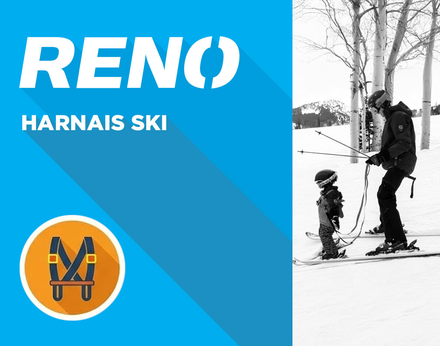 Harness for skiing