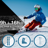 Ski set - 13-23 years / 9am to 4pm or 12pm to 9:30pm