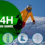 Ensemble de ski - 60 ans et + / 4h ou 16h Ă 21h30