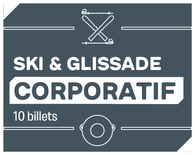 Carnet corporatif - Combo 10 billets ski et glissades