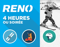Ensemble de ski 5 ans et moins / 4 heures ou 16h Ă 21h30