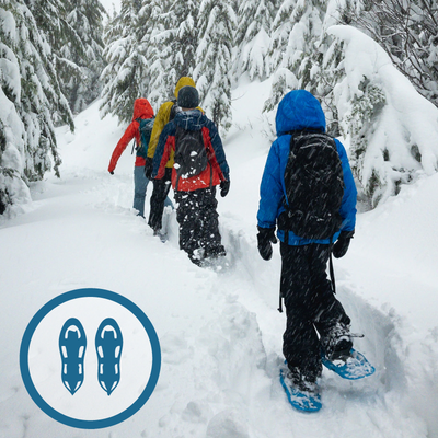 Raquettes à neige ou Crampons