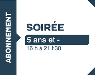 Abonnement ski de soirée - 5 ans et -