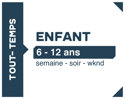 Abonnement Tout temps - 6 Ã 12 ans
