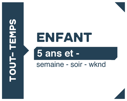 Abonnement Tout temps - 5 ans et -
