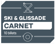 Carnet de billets - Combo 10 billets ski et glissades