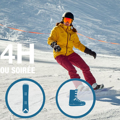Ensemble de planche à neige- 13-23 ans Étudiant 4 h