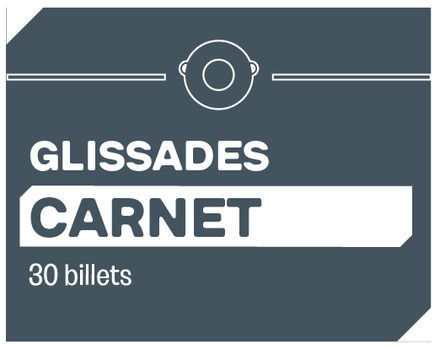 Carnet de billets - 30 billets glissades