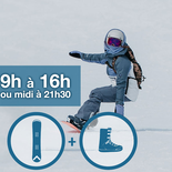 Ensemble de planche à neige- 6-12 ans 8 h