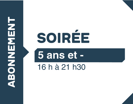 Abonnement ski de soirée - 5 ans et -