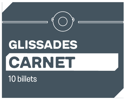 Carnet de billets - 10 billets glissades