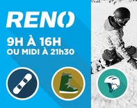 Ensemble de planche à neige- 5 ans et moins 9h à 16h ou midi à 21h30