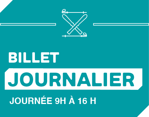 Billet ski - Journée 9 h à 16 h